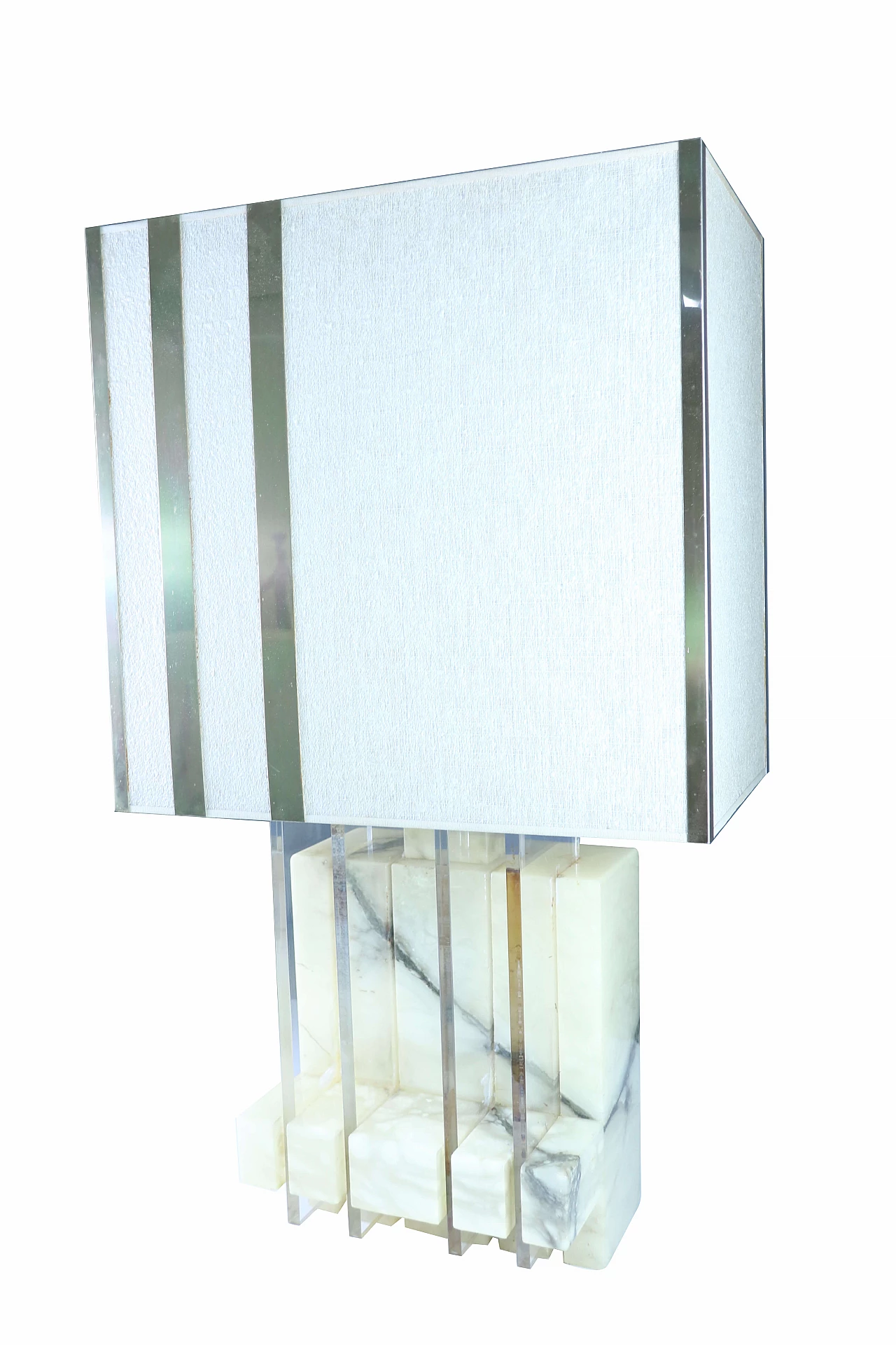 Marble and plexiglass lamp 1137200
