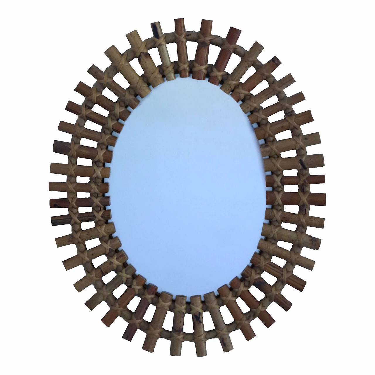 Bamboo mirror, 70's 1137535