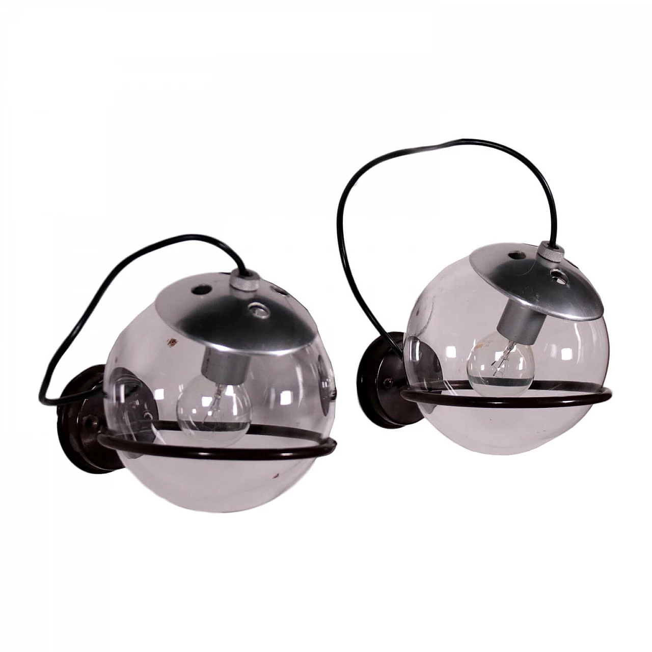 Pair of wall lamps 237 by Gino Sarfatti for Arteluce, 60s 1137718