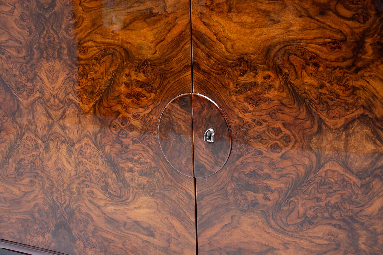 Walnut showcase by Jindrich Halabala for ÚP Závody Brno, 1930s 1137991