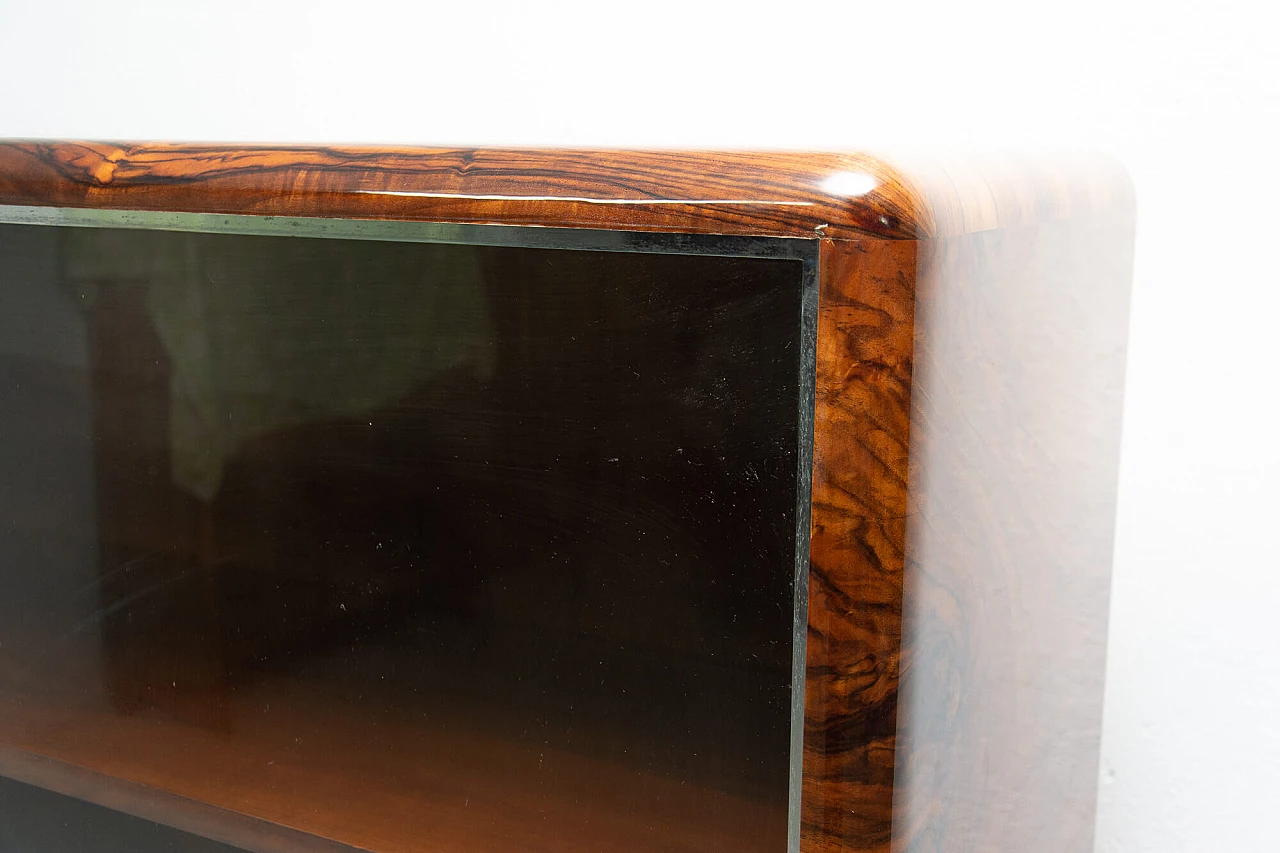 Walnut showcase by Jindrich Halabala for ÚP Závody Brno, 1930s 1137994