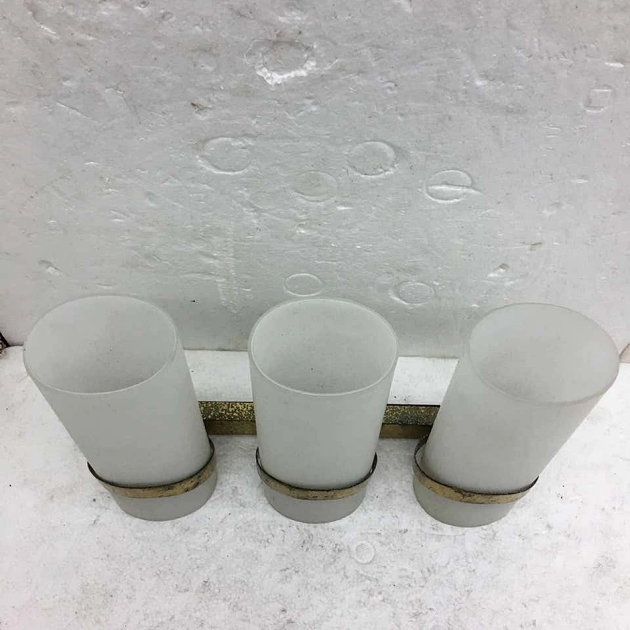 Lampada da parete nello stile di Fontana Arte, anni '50 1138380