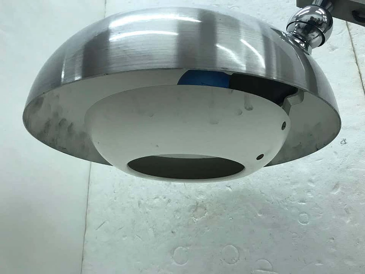 Space Age steel table lamp attributed to Arredoluce, 70's 1138441