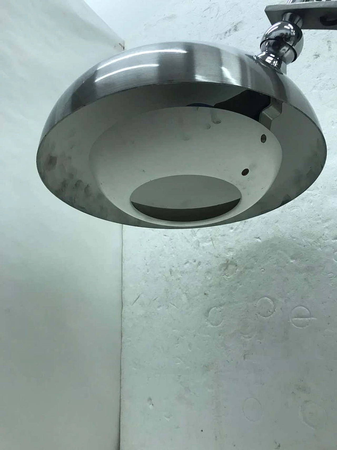 Space Age steel table lamp attributed to Arredoluce, 70's 1138442