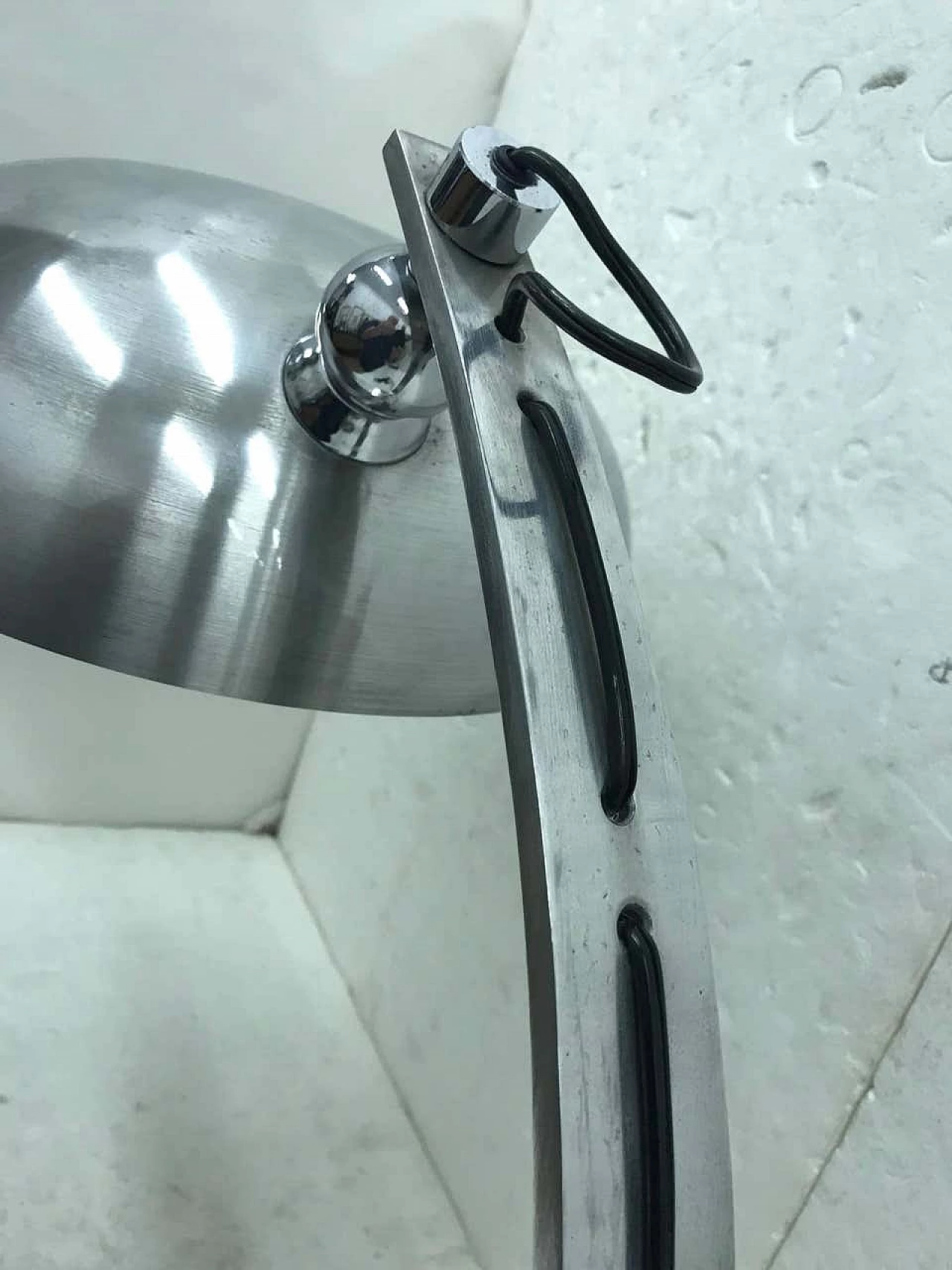 Space Age steel table lamp attributed to Arredoluce, 70's 1138443