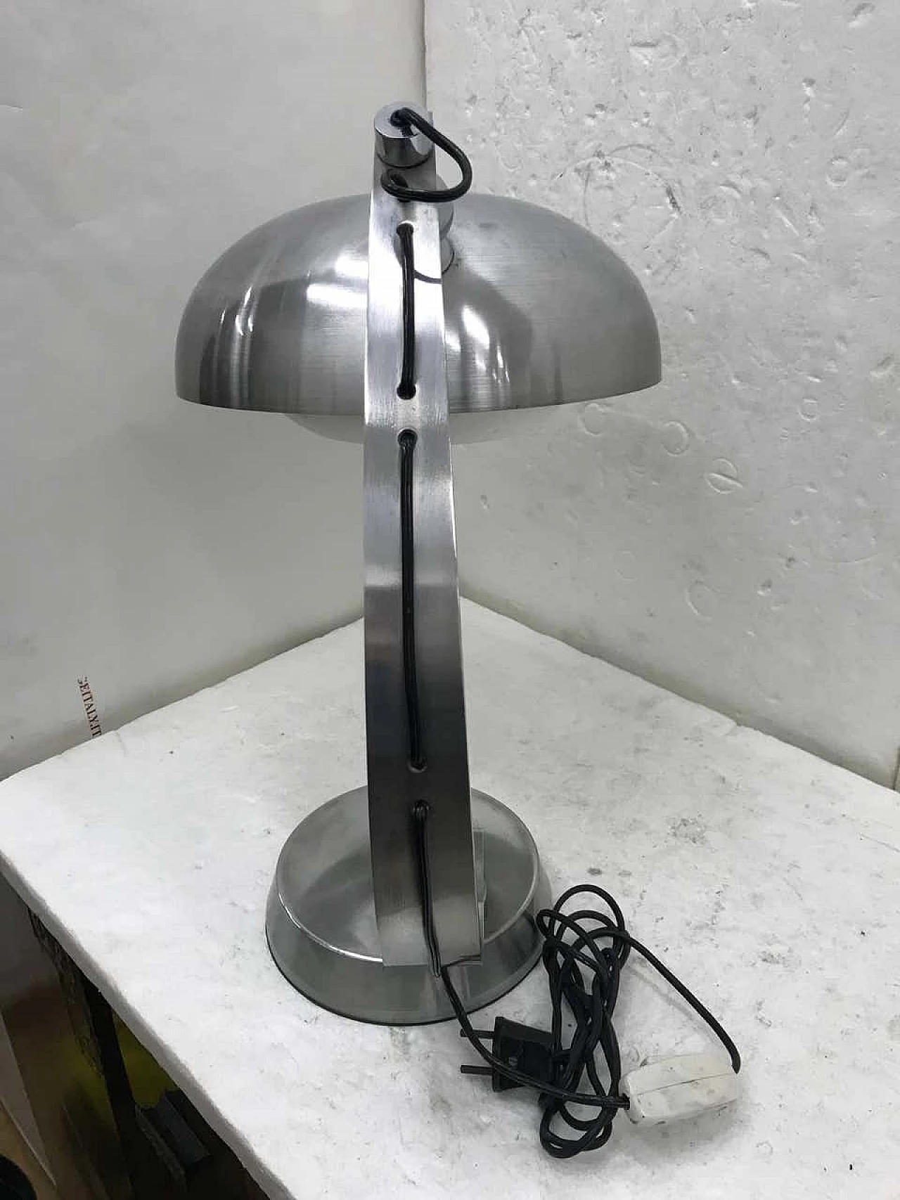 Space Age steel table lamp attributed to Arredoluce, 70's 1138444