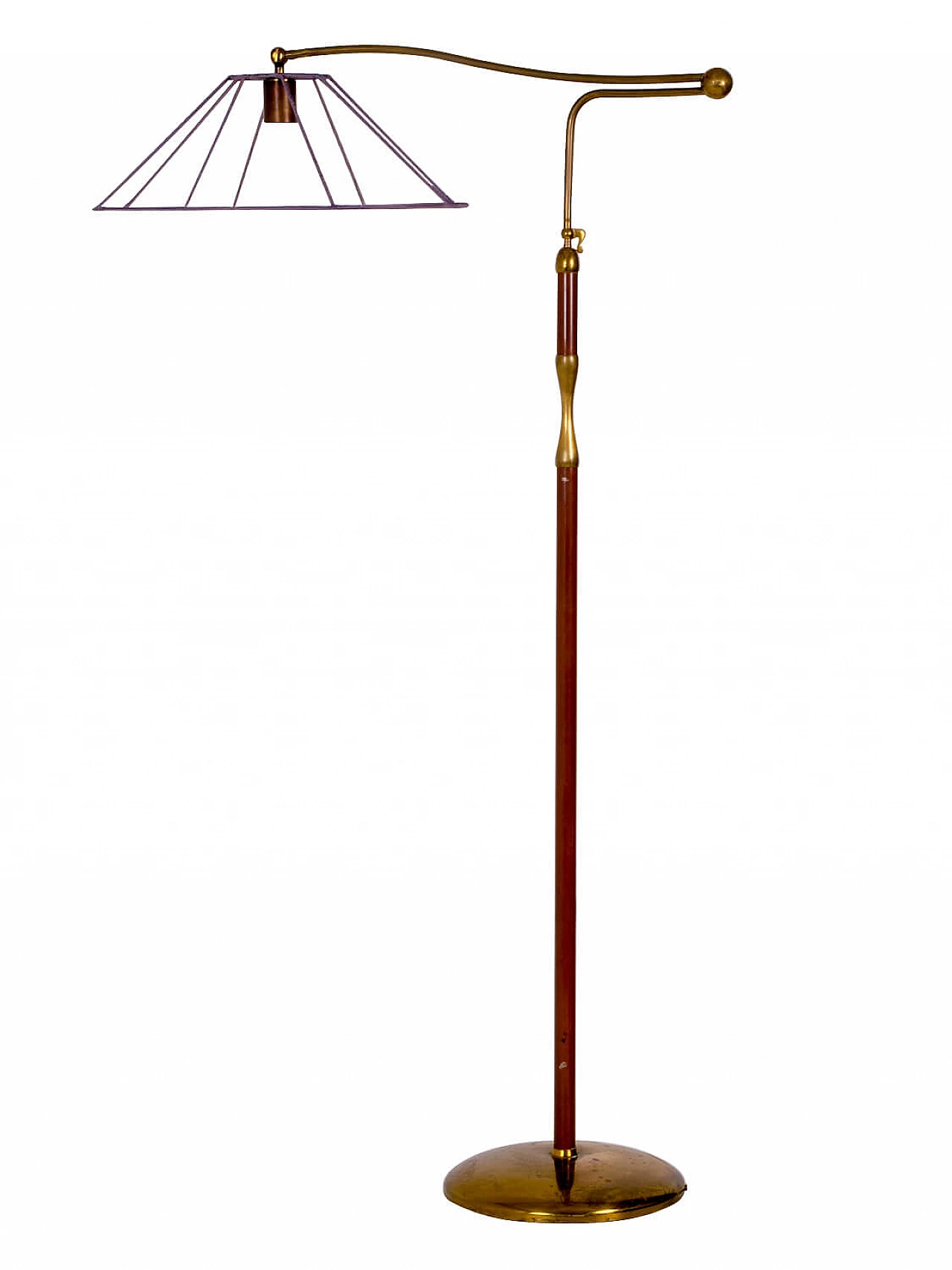 Lampada da terra Bridge di Angelo Lelii per Arredoluce, anni '50 1138570