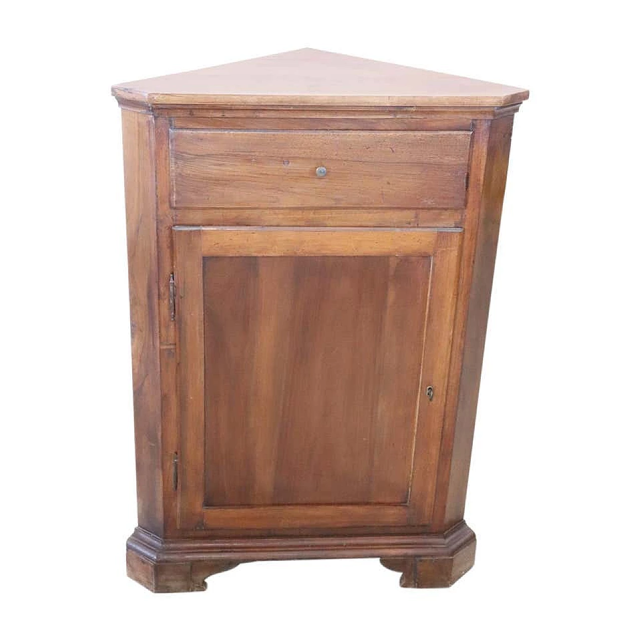 Small walnut corner cabinet, Italy, end of the 20th century 1138624