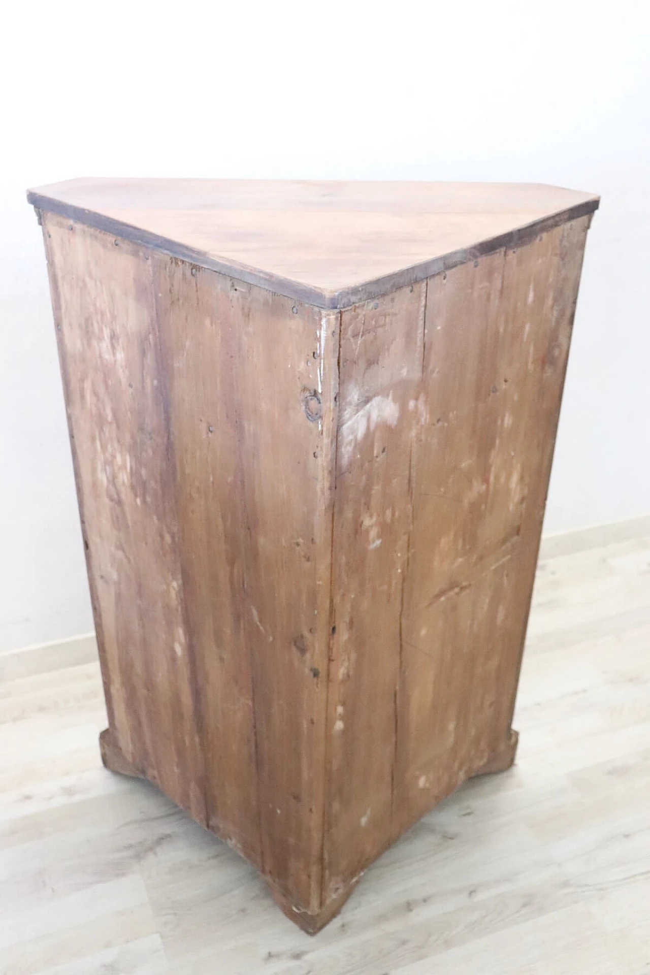 Small walnut corner cabinet, Italy, end of the 20th century 1138629