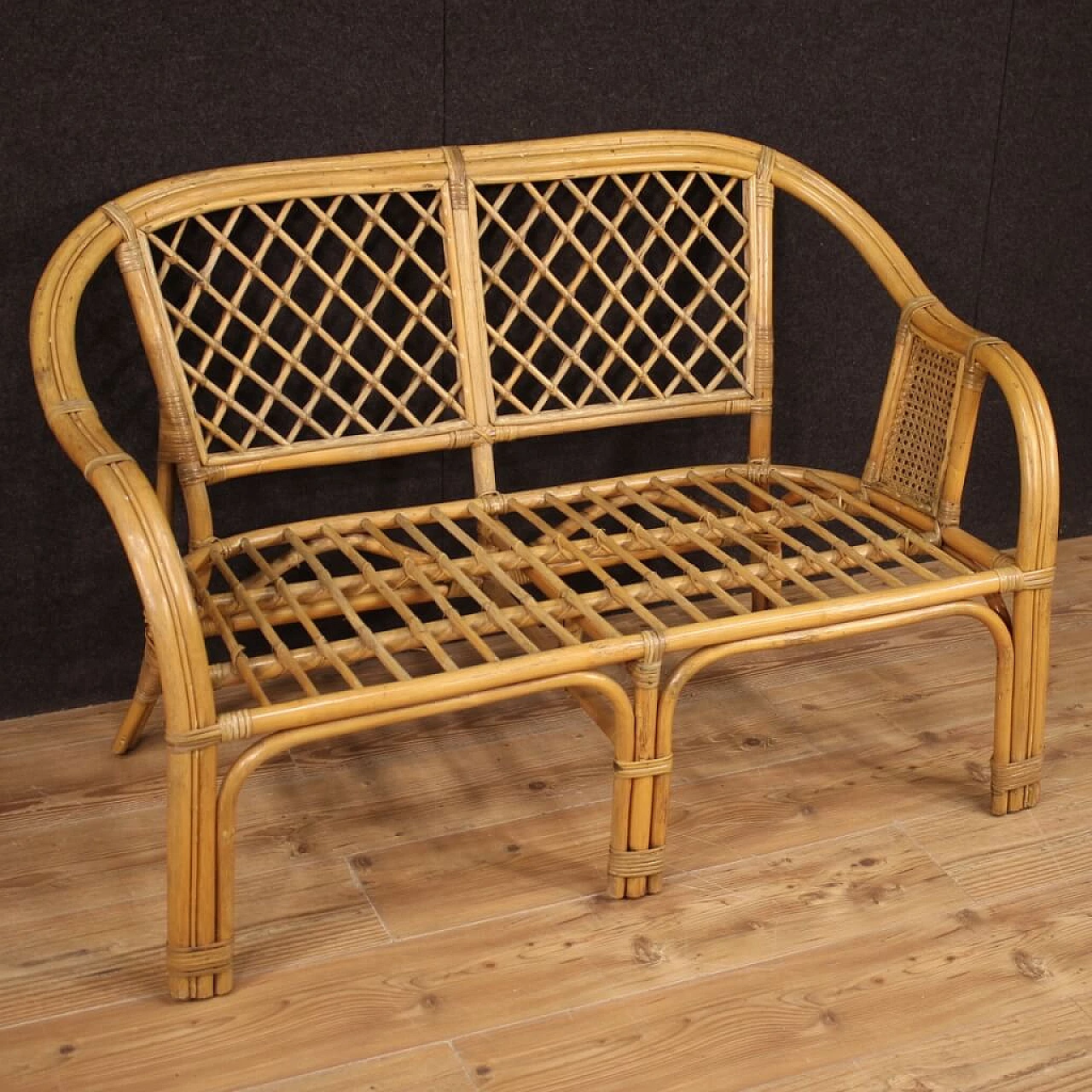 Italian Wicker sofa, 60s 1138717