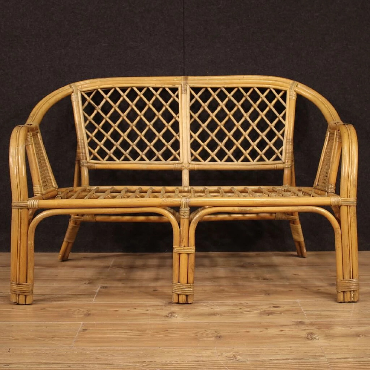 Italian Wicker sofa, 60s 1138718