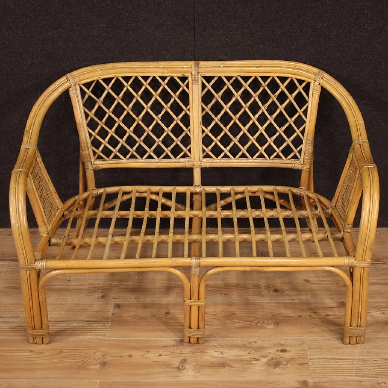 Italian Wicker sofa, 60s 1138719