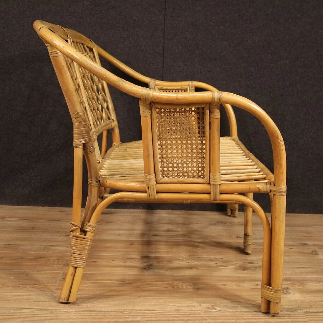 Italian Wicker sofa, 60s 1138720