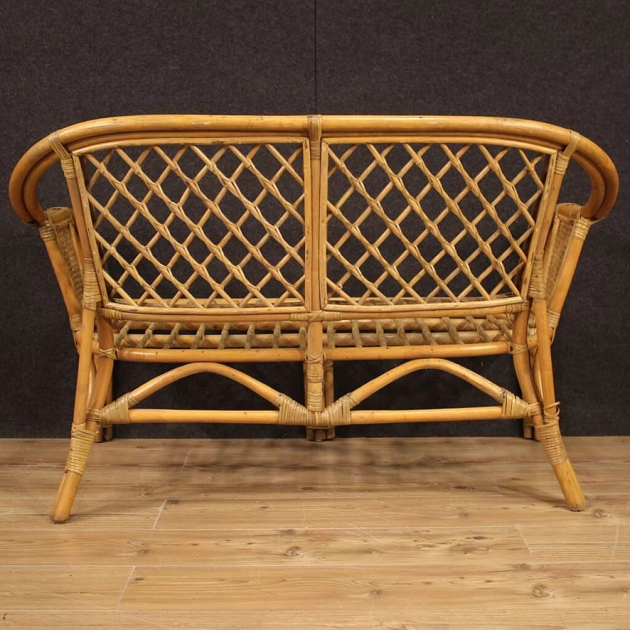 Italian Wicker sofa, 60s 1138721