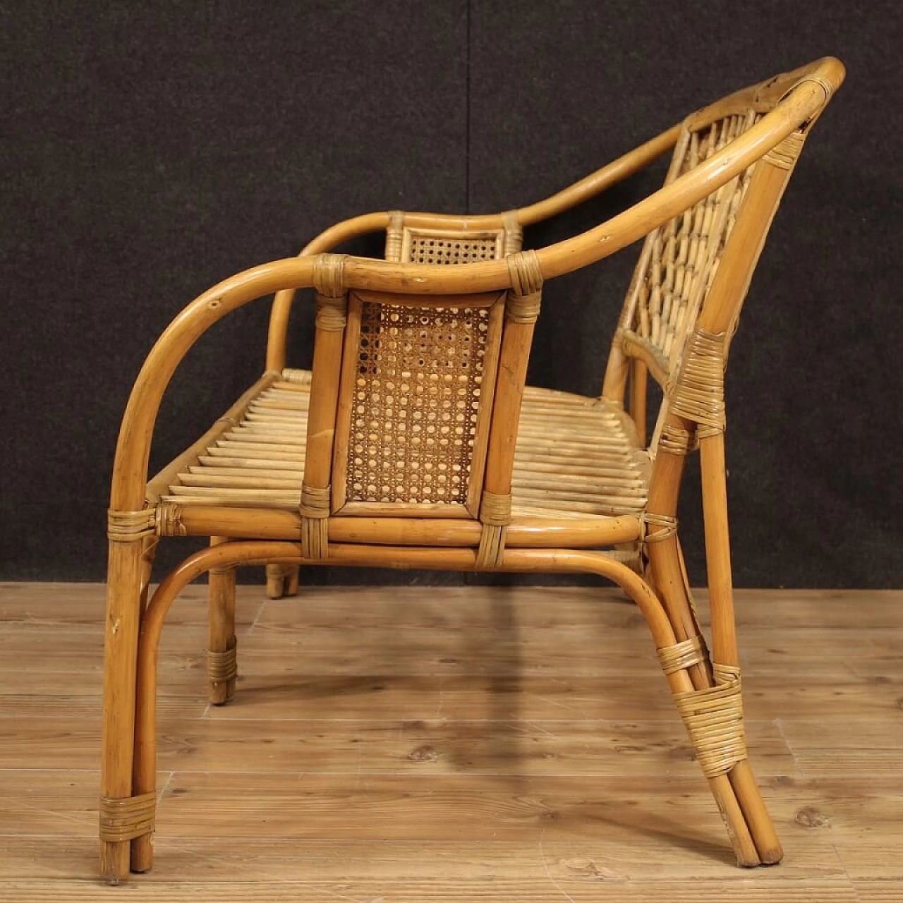 Italian Wicker sofa, 60s 1138722