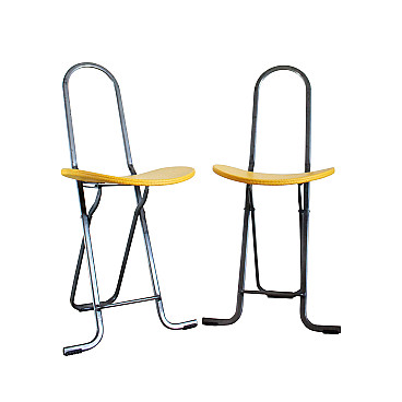Dafne folding chairs by Gastone Rinaldi for Thema, 90s