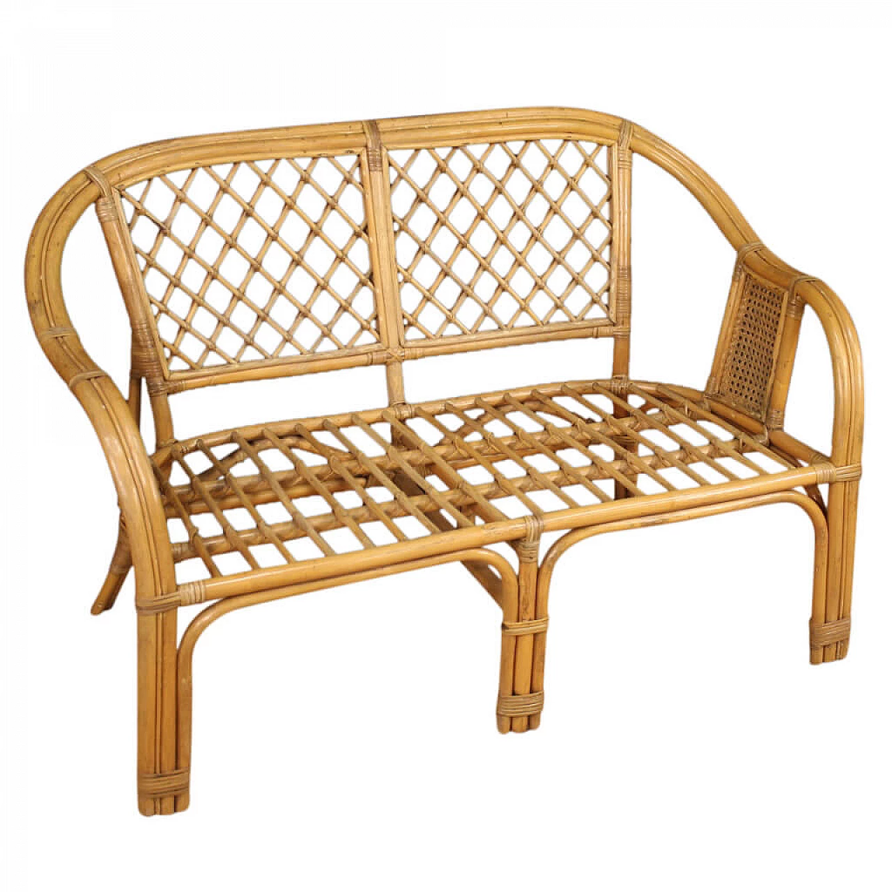 Italian Wicker sofa, 60s 1139479