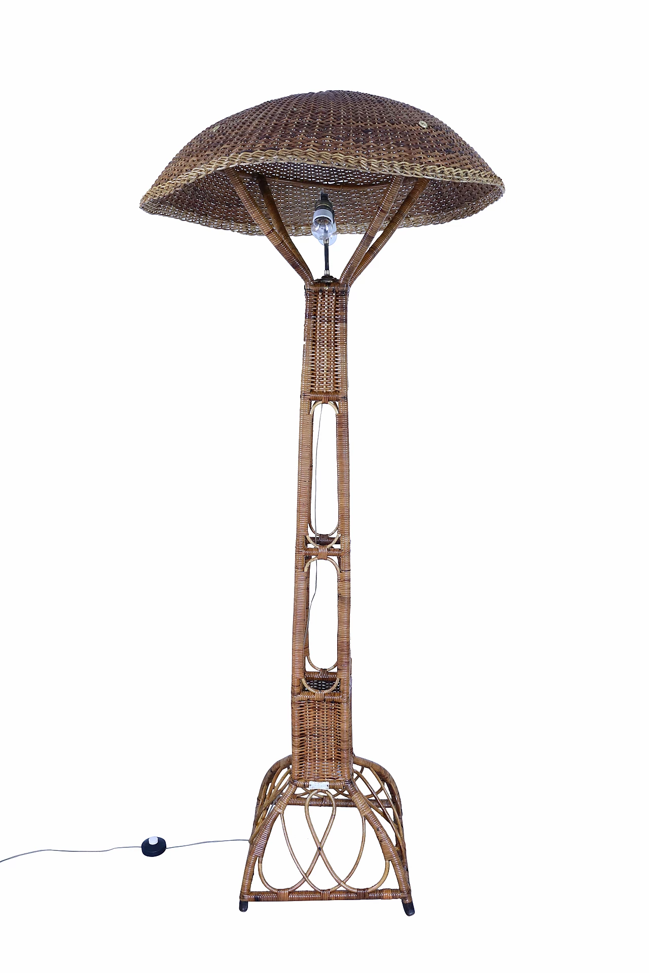 Bamboo floor lamp, 1950s 1139495