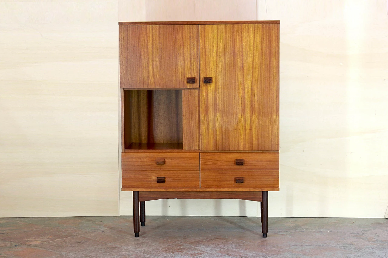 Credenza in teak in stile scandinavo, anni 50 1139566