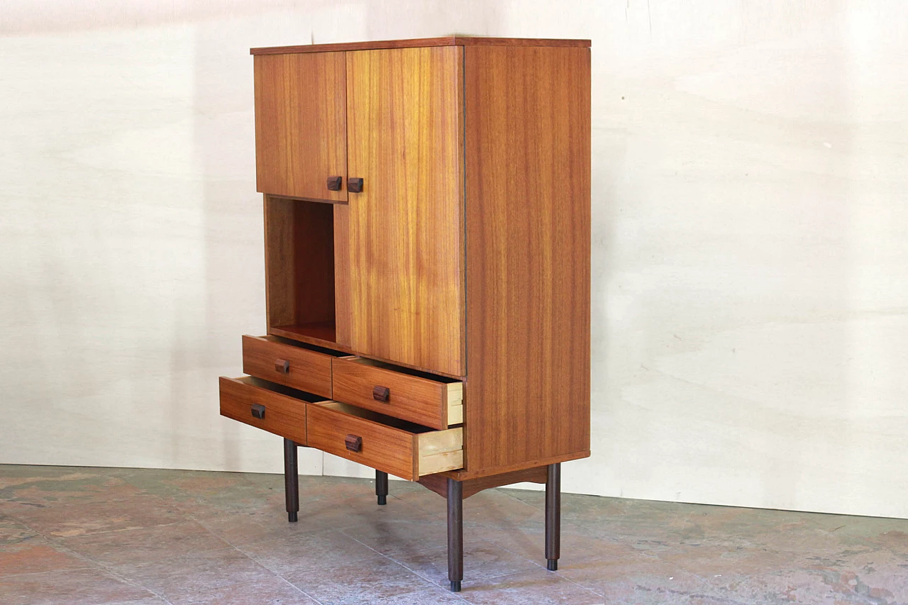 Credenza in teak in stile scandinavo, anni 50 1139575