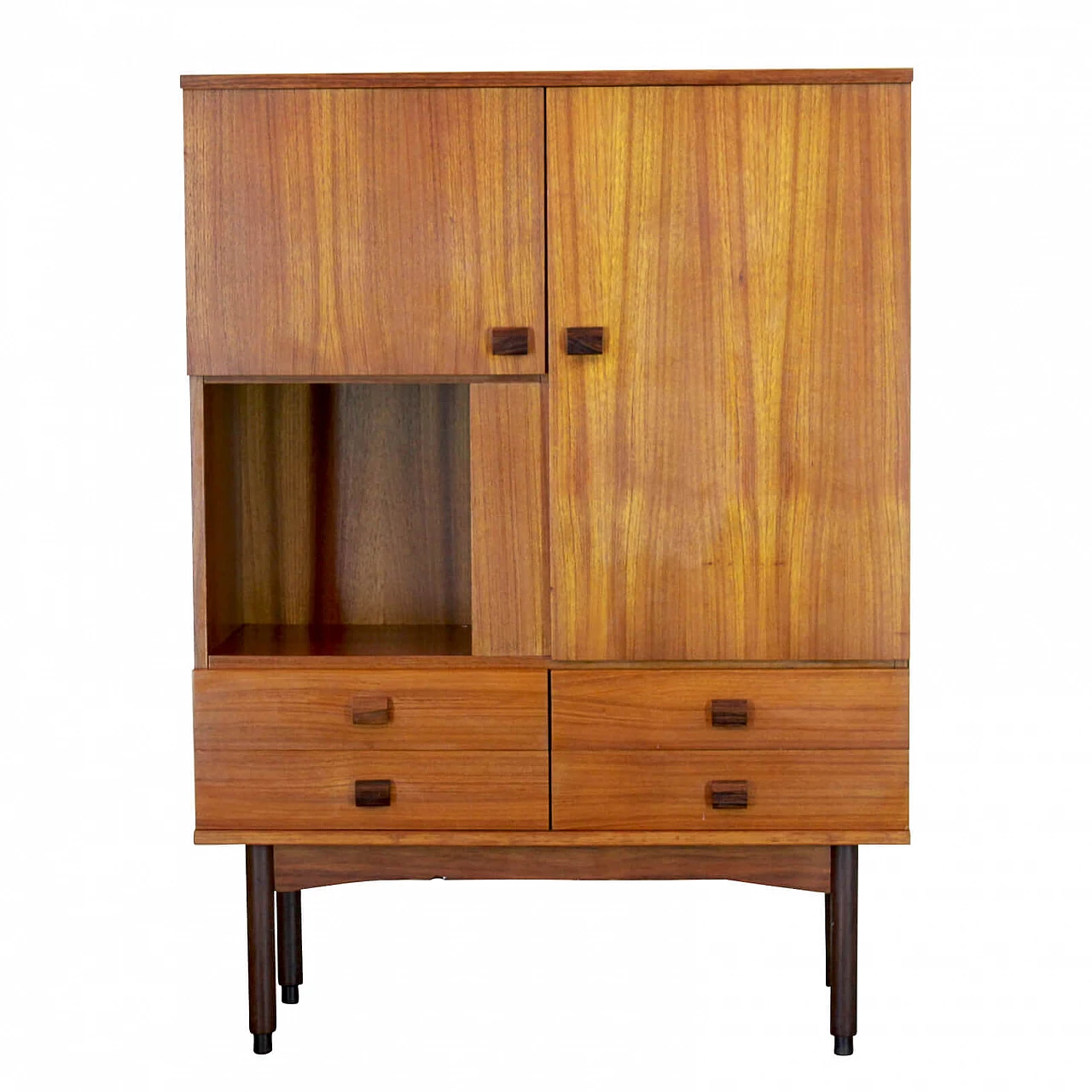 Credenza in teak in stile scandinavo, anni 50 1139610