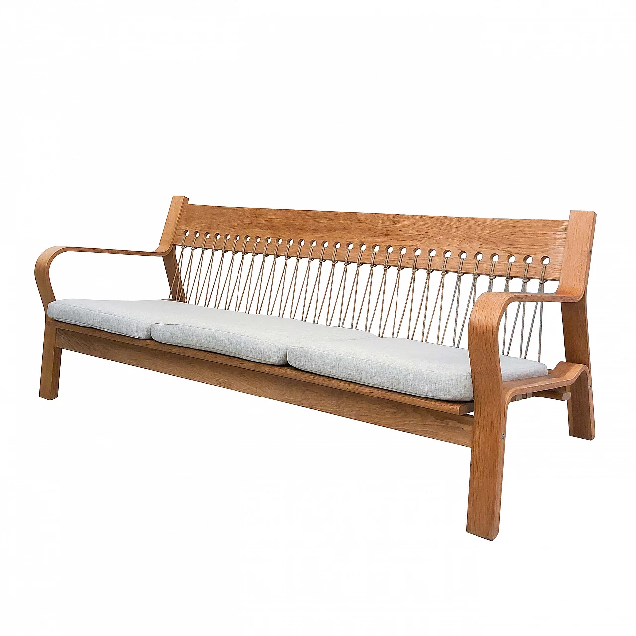 Sofa GE-671 in oak by Hans Wegner, 1960s 1139728