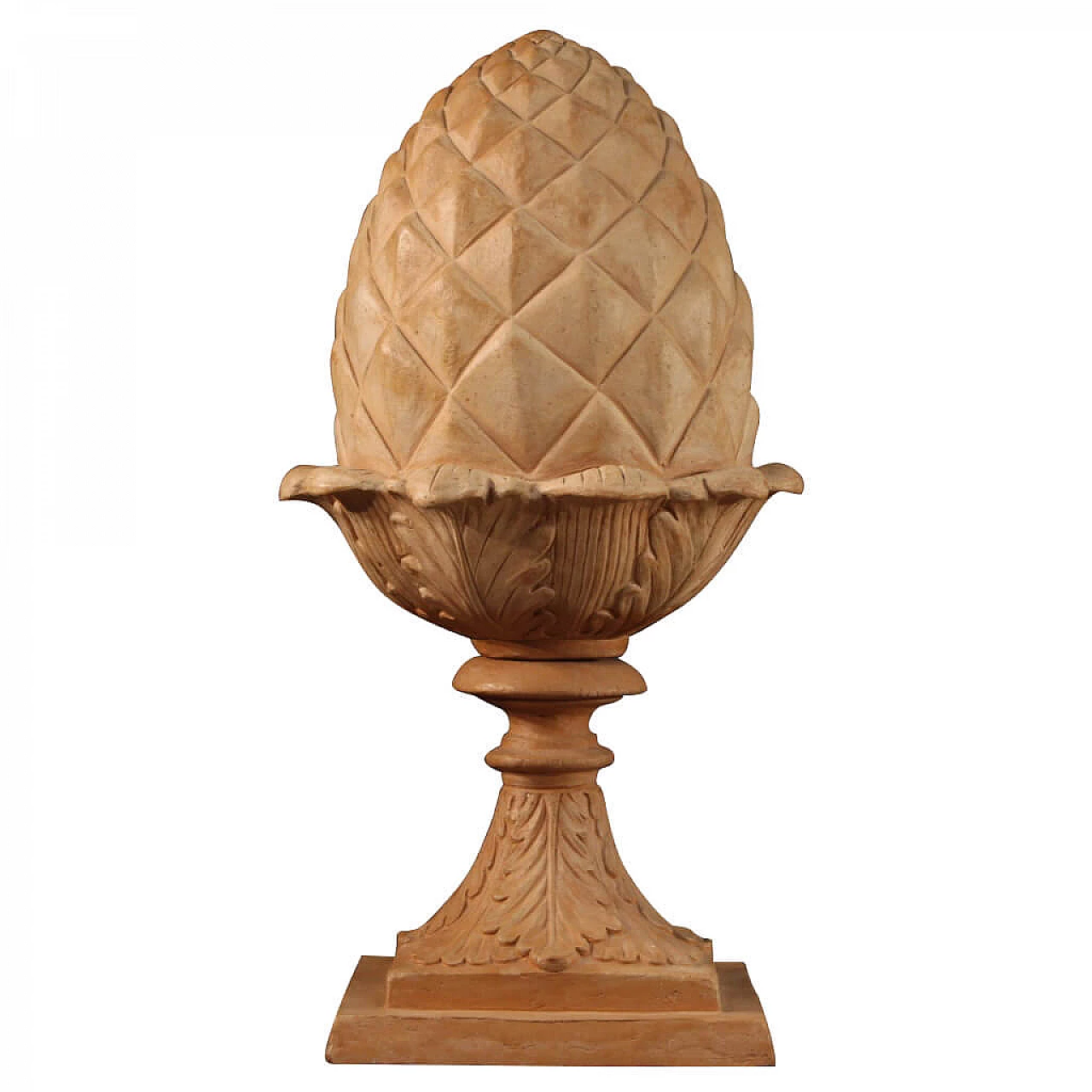 Terracotta toscana raffigurante pigna di Palmieri 1140129