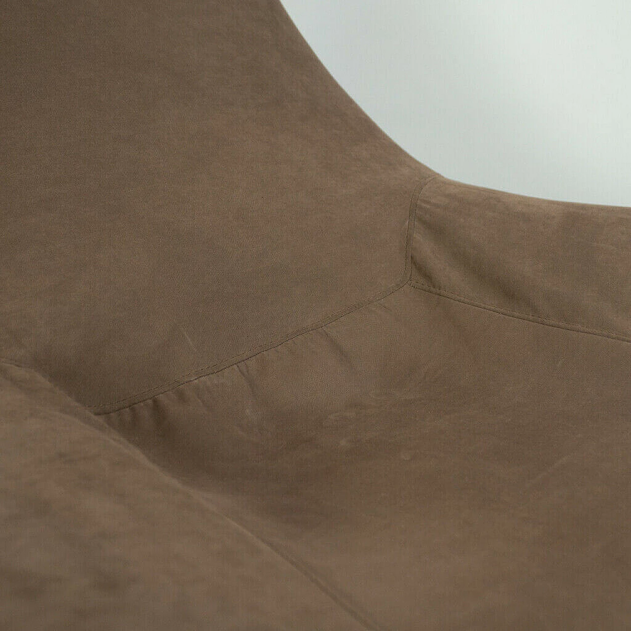 Swivel armchair in brown fabric, 70's 1140478