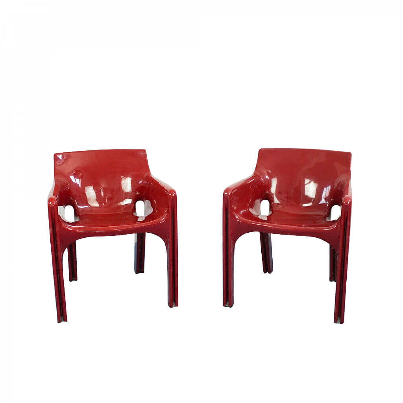 Pair of chairs Gaudi di Vico Magistretti for Artemide, 70's 1141214
