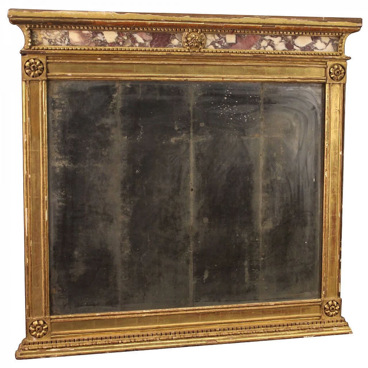 Antica specchiera italiana stile Impero, prima metà '800 1141441