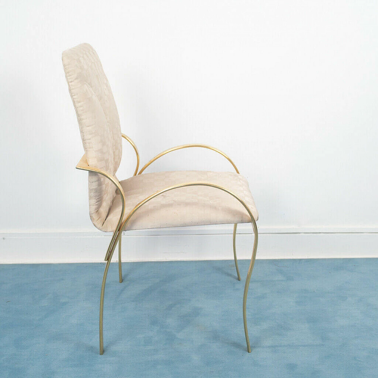 4 Sedie da pranzo in ottone, anni '70 1141581