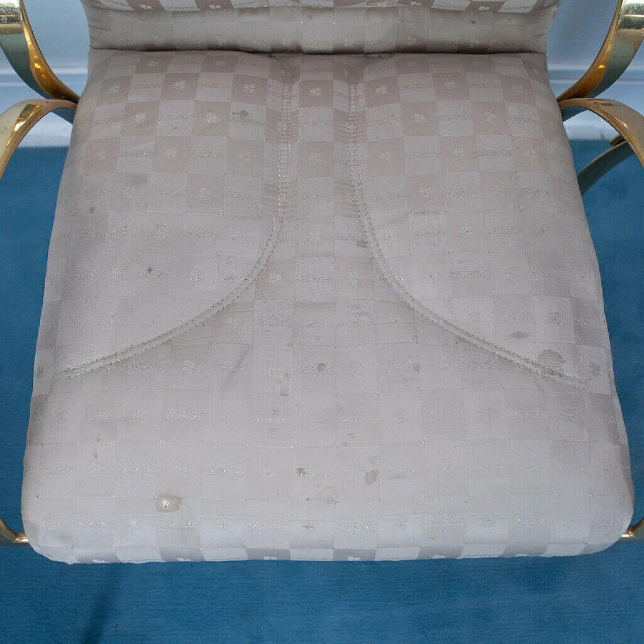 4 Sedie da pranzo in ottone, anni '70 1141588