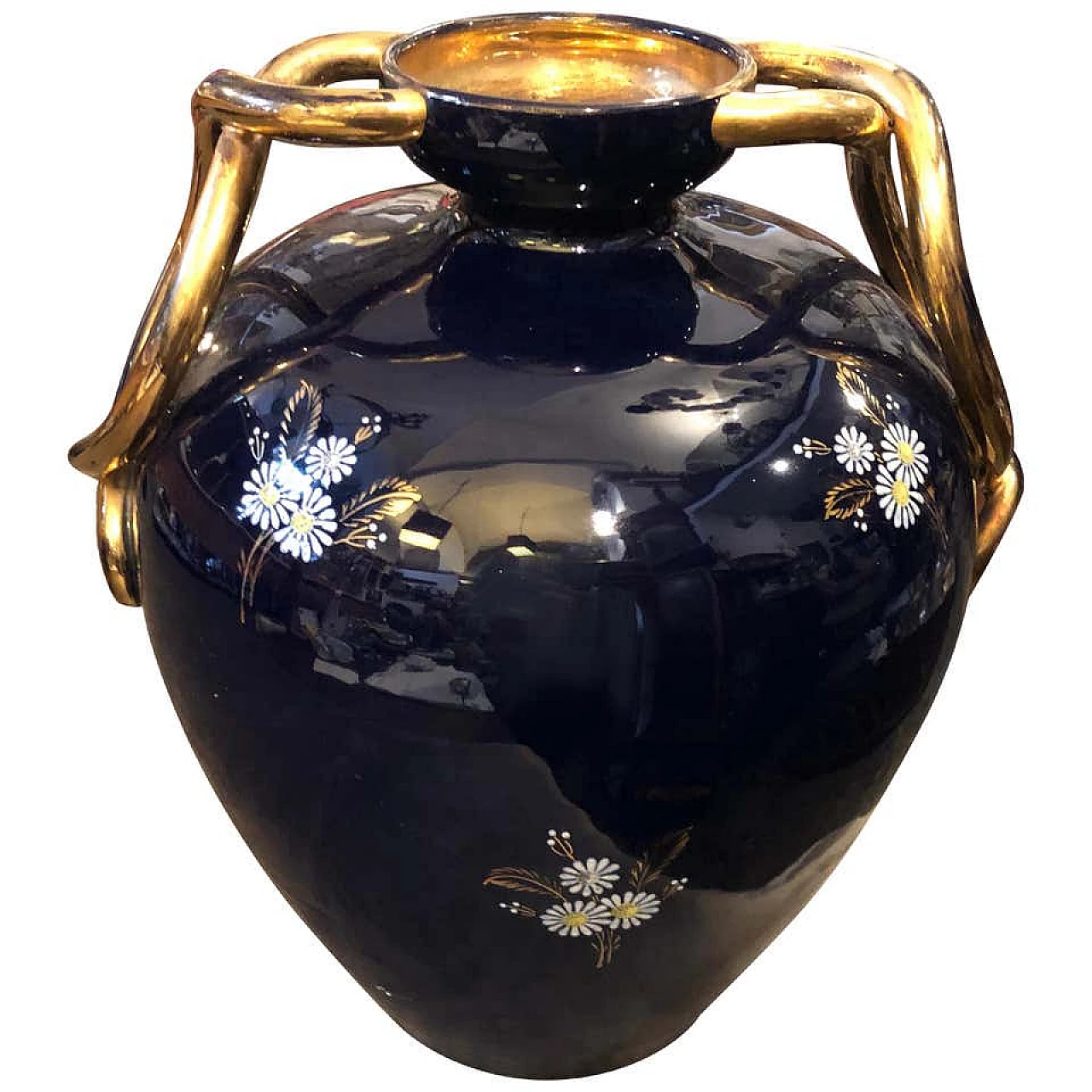 Vaso italiano in ceramica di Saca, anni '60 1141683