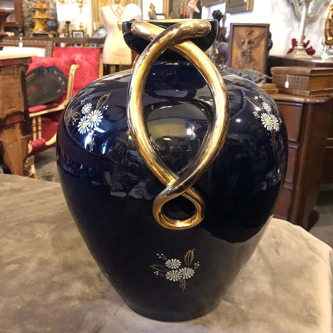 Italian ceramic vase from Saca, 60s 1141688