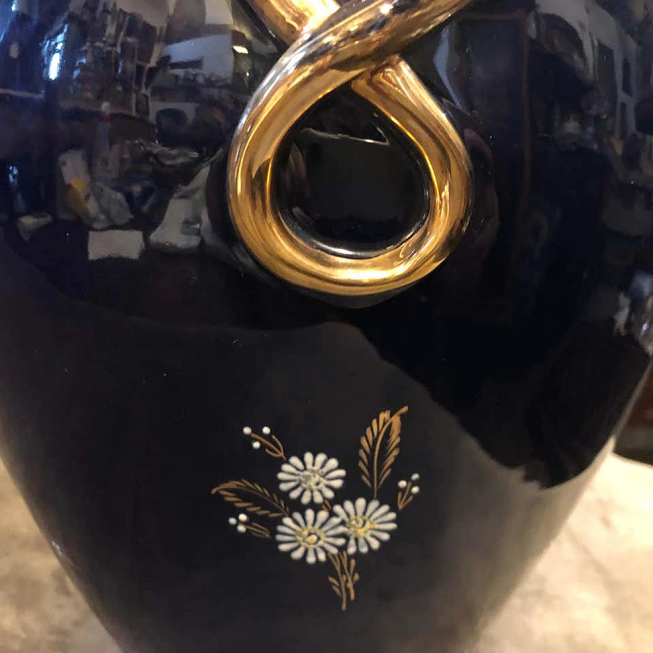 Italian ceramic vase from Saca, 60s 1141691