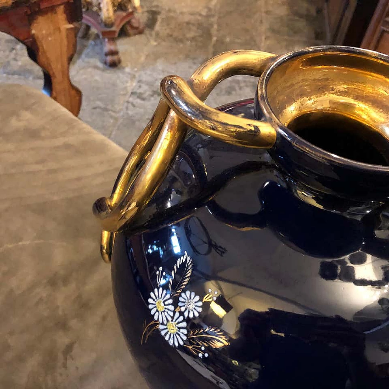 Italian ceramic vase from Saca, 60s 1141694