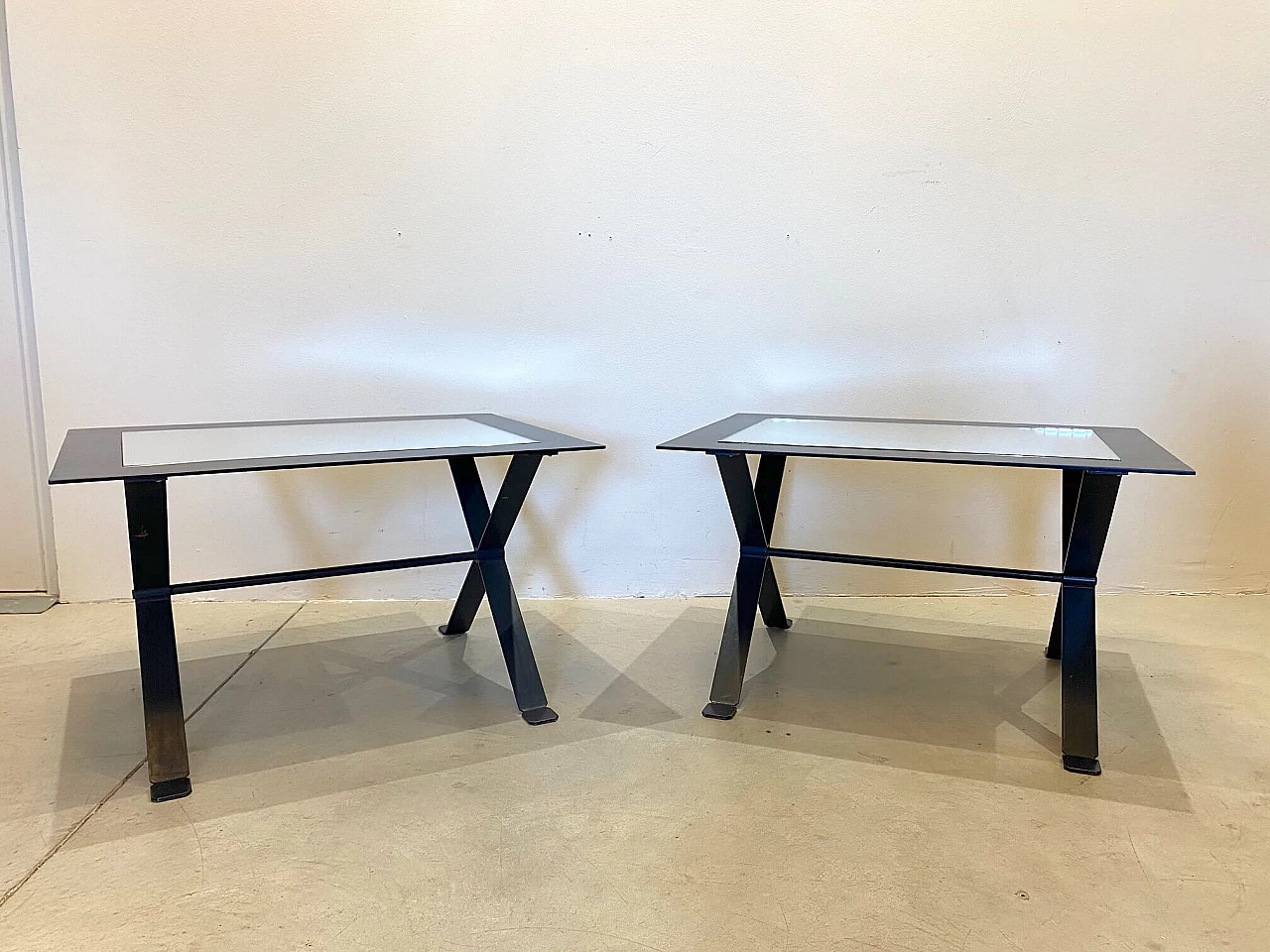 Pair of coffee tables, 70's 1142094