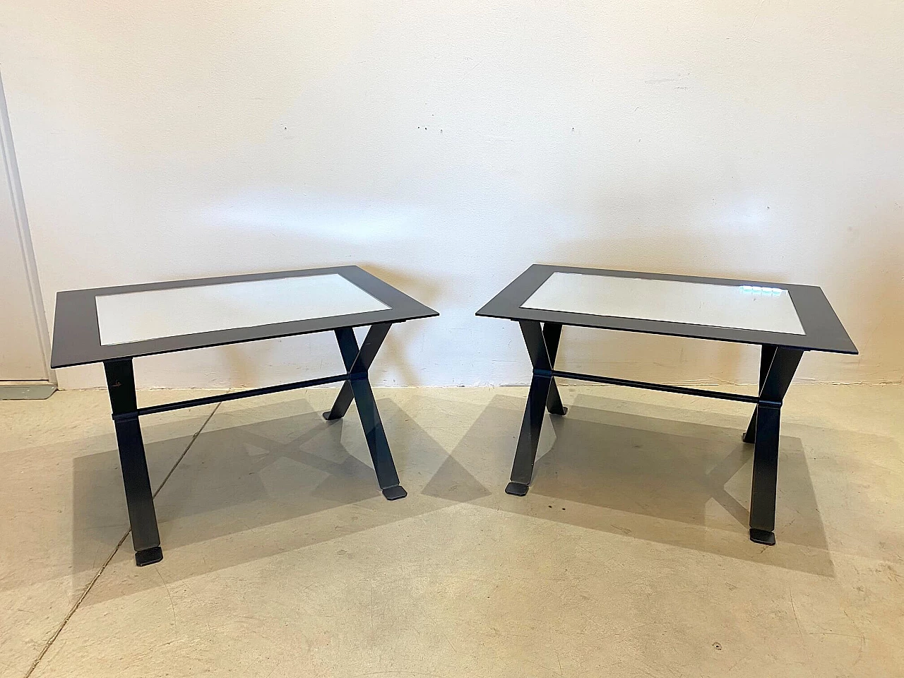Pair of coffee tables, 70's 1142095