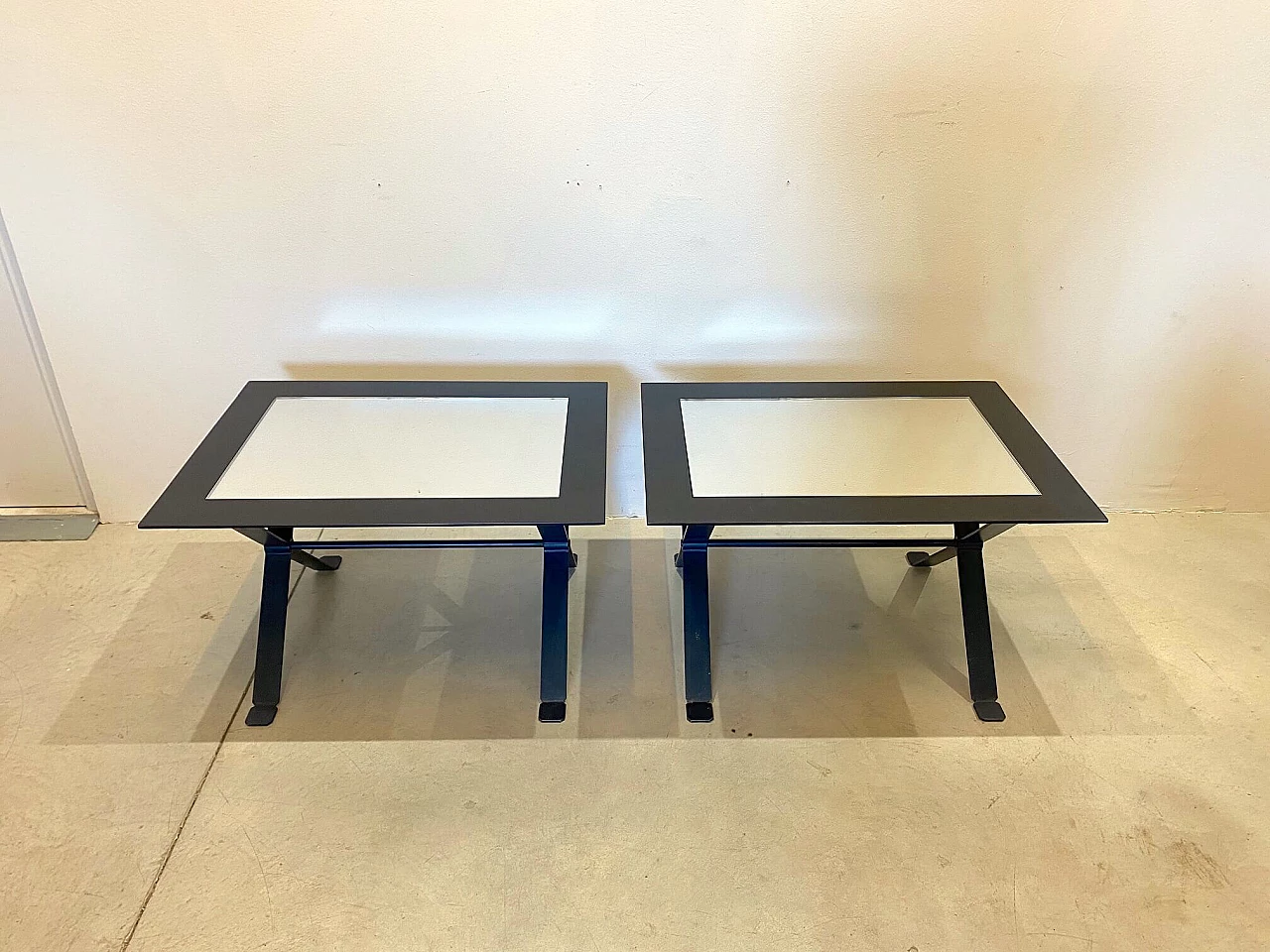 Pair of coffee tables, 70's 1142096