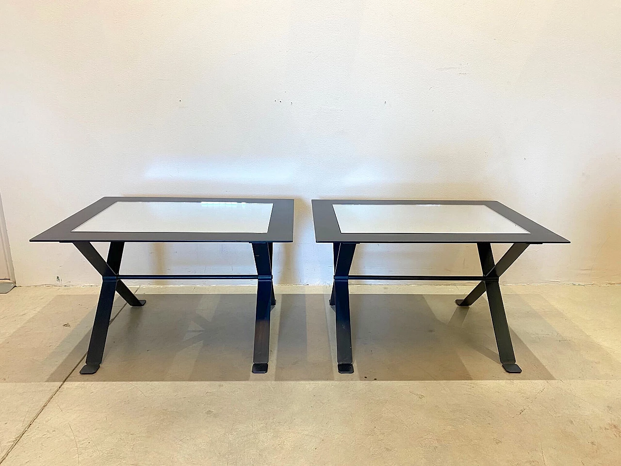 Pair of coffee tables, 70's 1142097