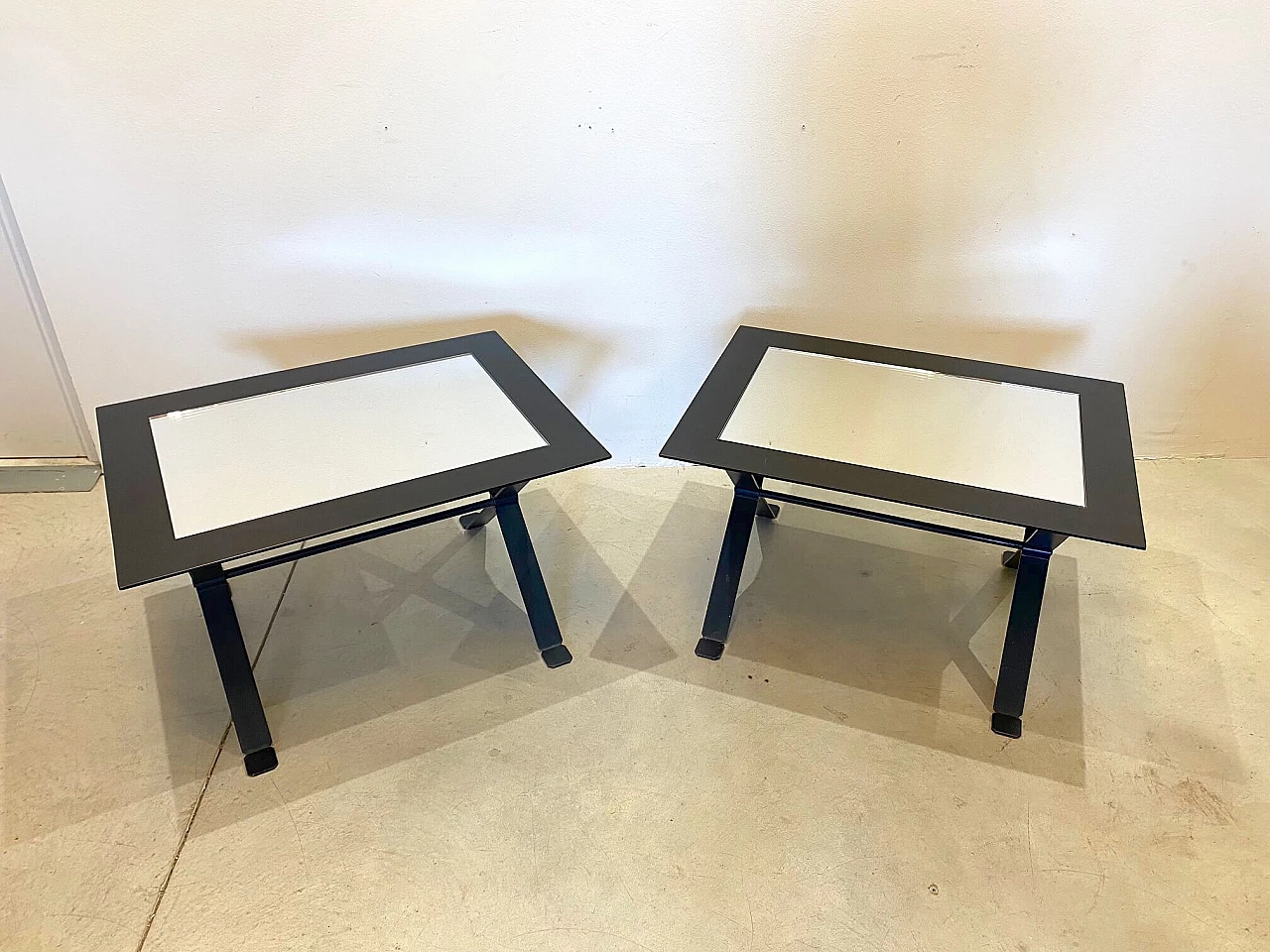 Pair of coffee tables, 70's 1142099