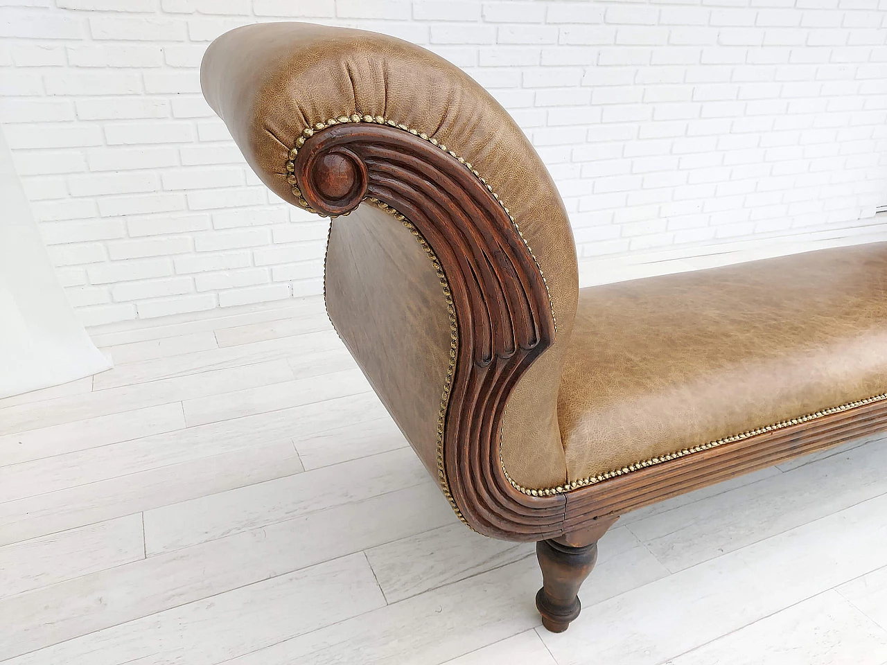 Danish antique chaise longue, early 20th century 1142171