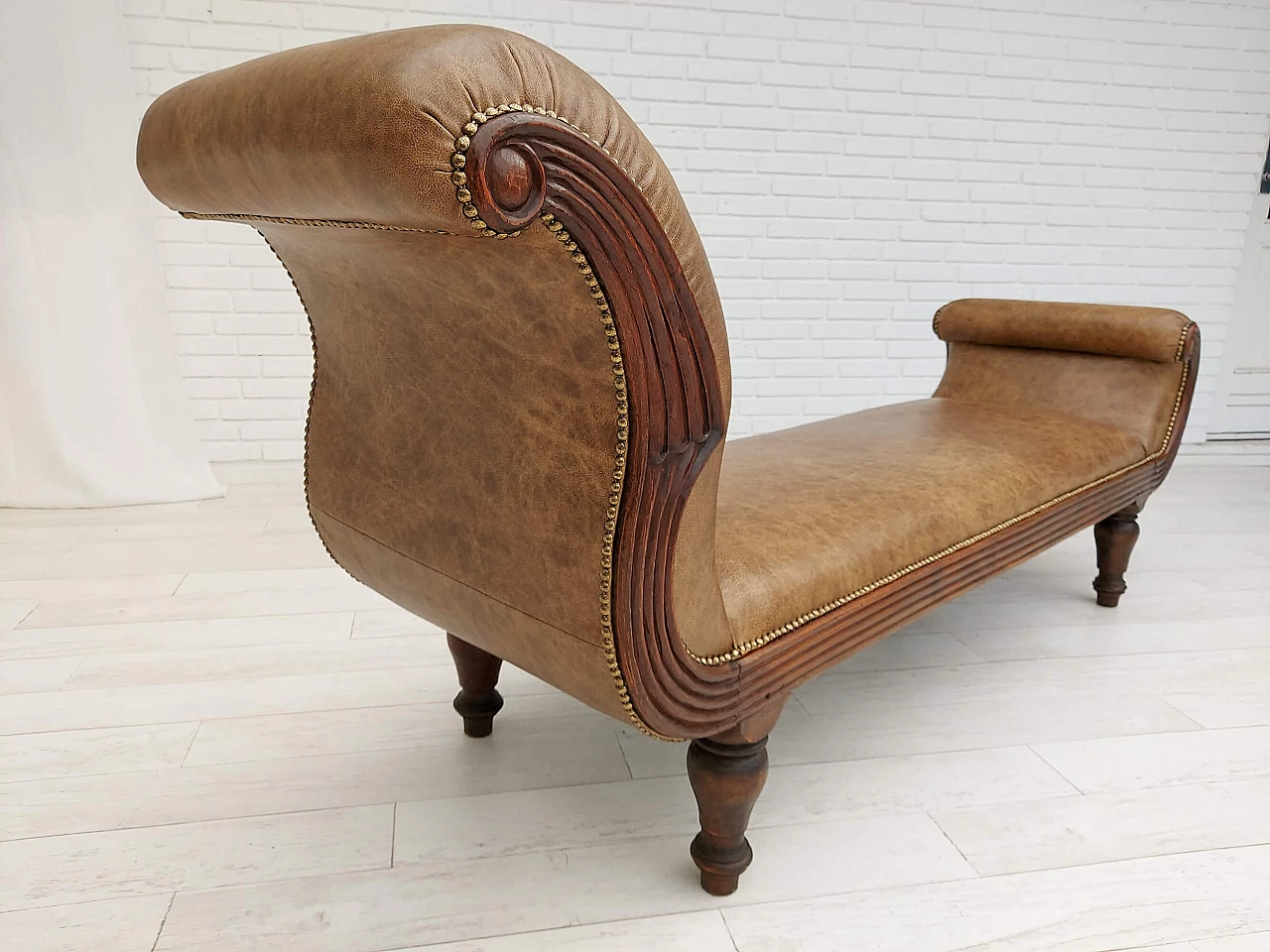 Danish antique chaise longue, early 20th century 1142176