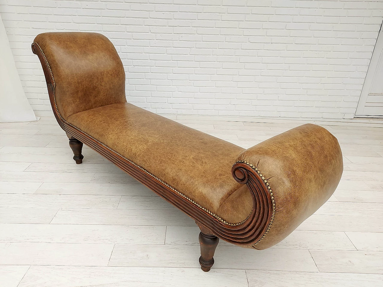 Danish antique chaise longue, early 20th century 1142183