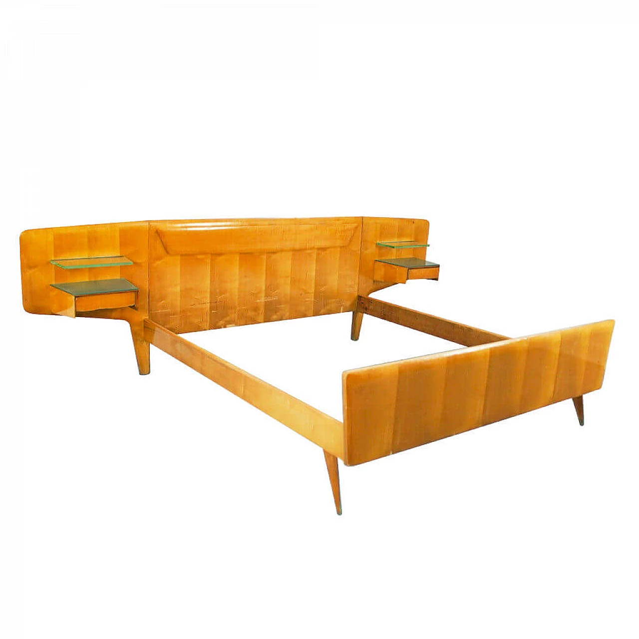 Double bed by Vittorio and Plinio Dassi, 50s 1142533