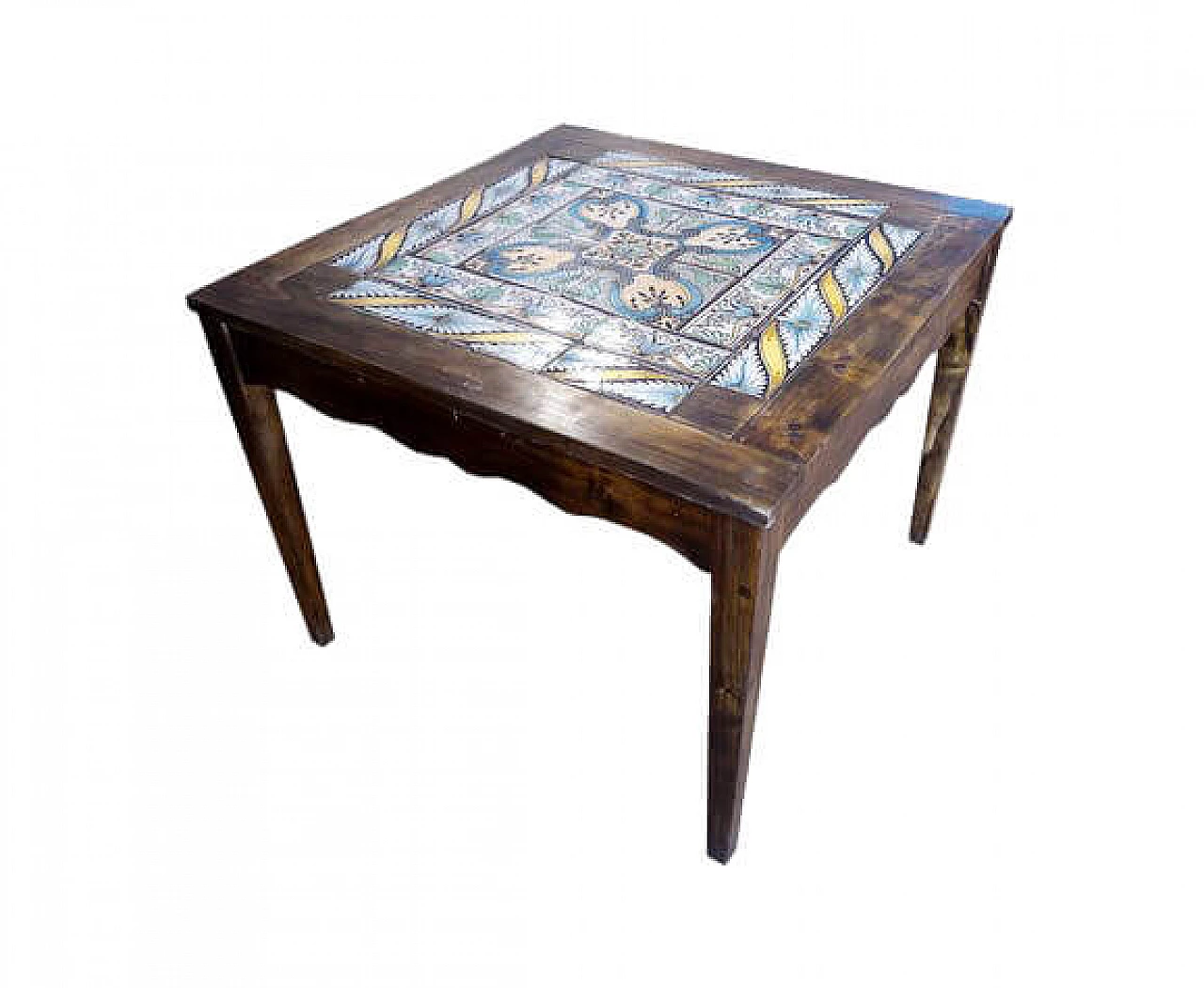 Dining table with majolica on top, 1990s 1143157