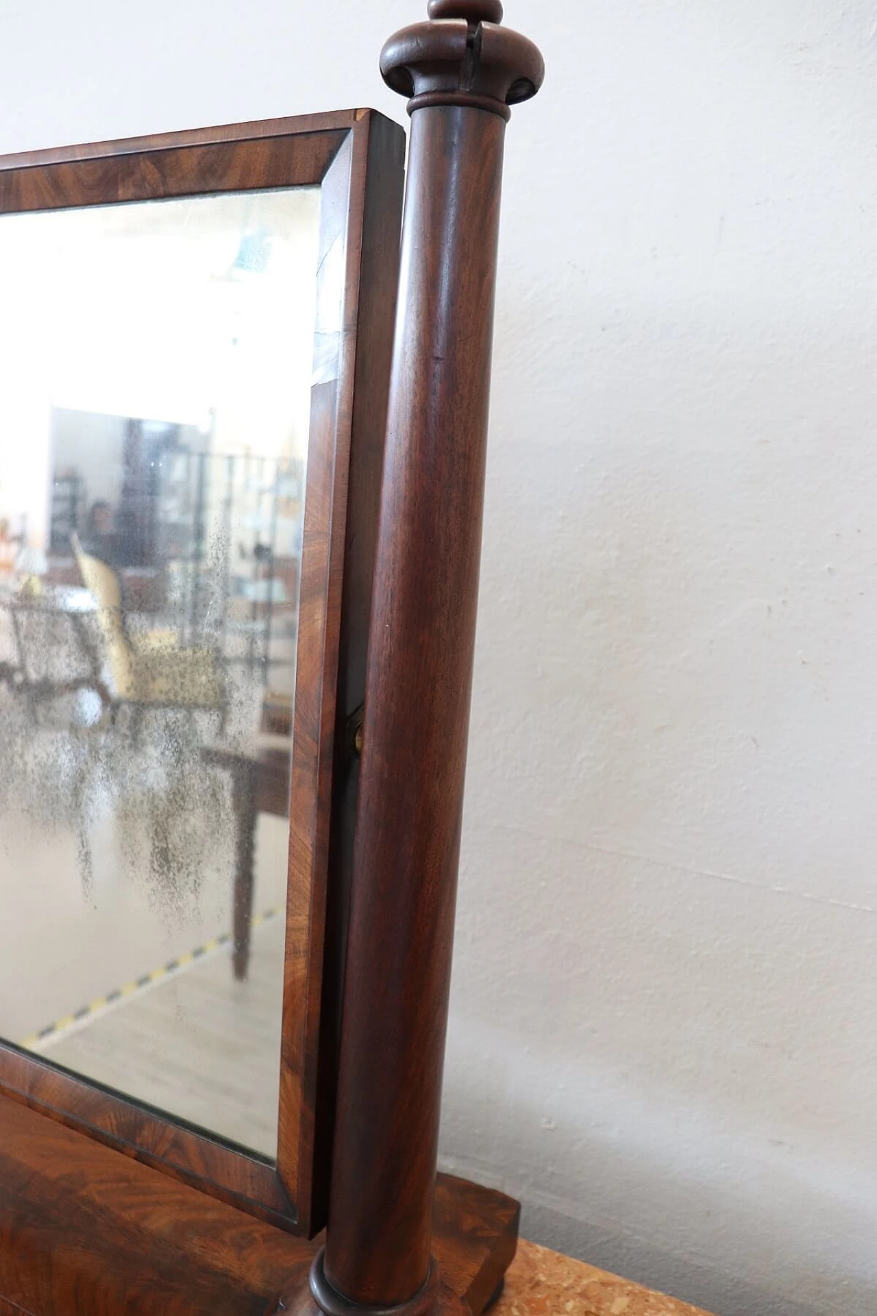 Specchiera Psiche antica in mogano, '800 1143183