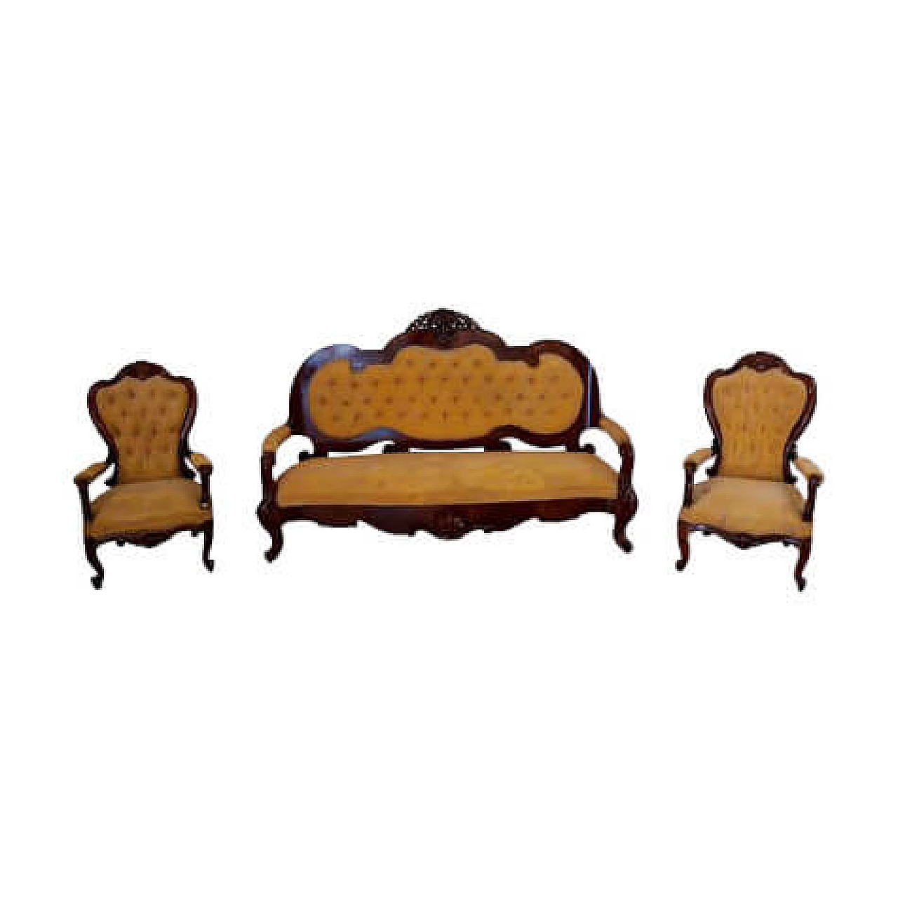 Sofa with pair of armchairs by Luise Philippe, '800 1143381