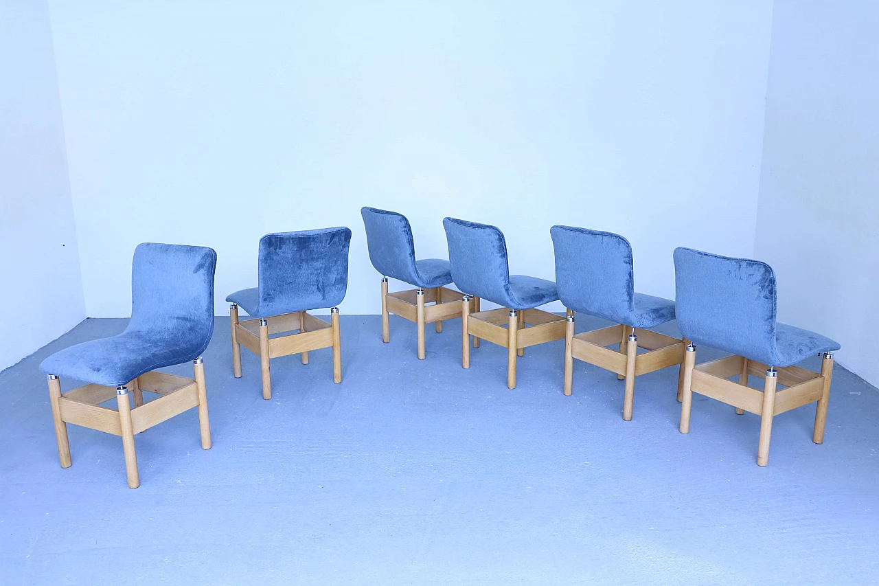 6 Chelsea chairs by Vittorio Introini for Saporiti Italia 1143625