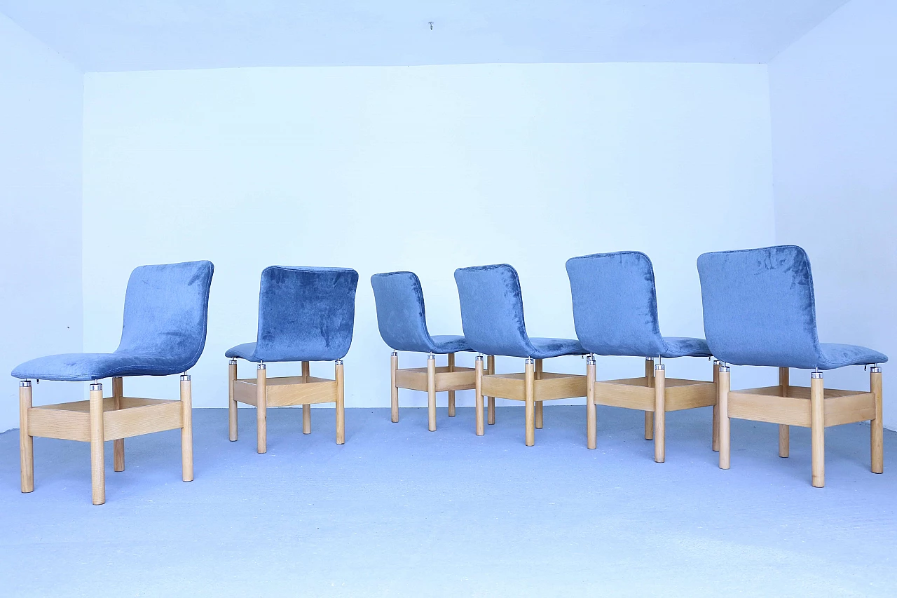 6 Chelsea chairs by Vittorio Introini for Saporiti Italia 1143626